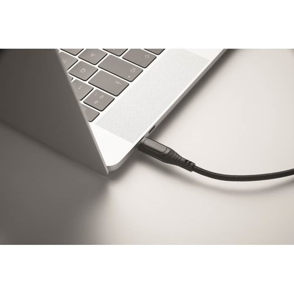 Obrázky: Nabíjecí a datový 100W kabel type-C/C, LED kontr., Obrázek 4