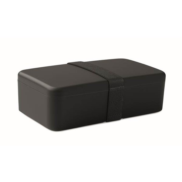 Obrázky: RPET obědová krabička z PP 750 ml, černá