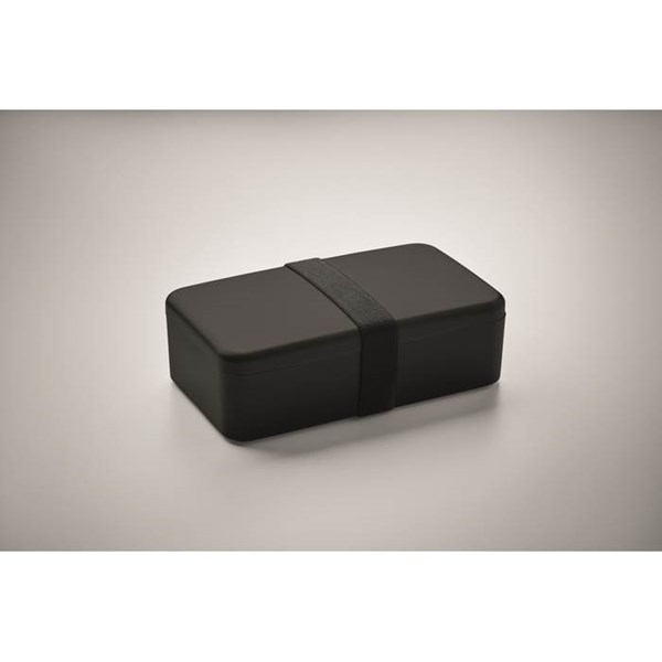 Obrázky: RPET obědová krabička z PP 750 ml, černá, Obrázek 3