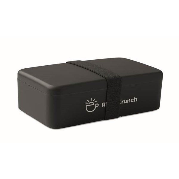 Obrázky: RPET obědová krabička z PP 750 ml, černá, Obrázek 9