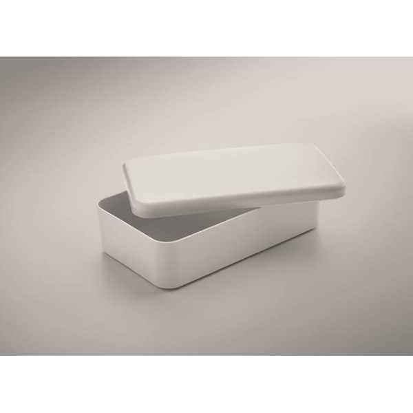 Obrázky: RPET obědová krabička z PP 750 ml, bílá, Obrázek 10