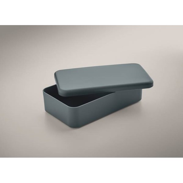 Obrázky: RPET obědová krabička z PP 750 ml, petrolejová, Obrázek 10