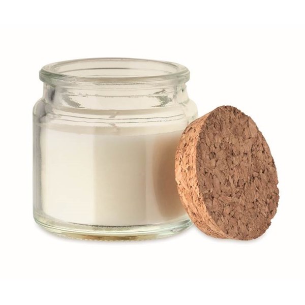 Obrázky: Bílá svíčka z rostlinného vosku 70g, Obrázek 2