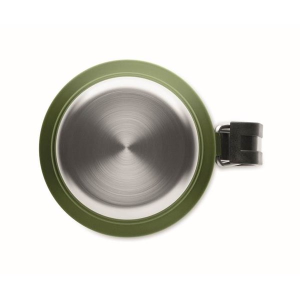 Obrázky: Dvoustěnná láhev 1L z recyklované oceli, zelená, Obrázek 13