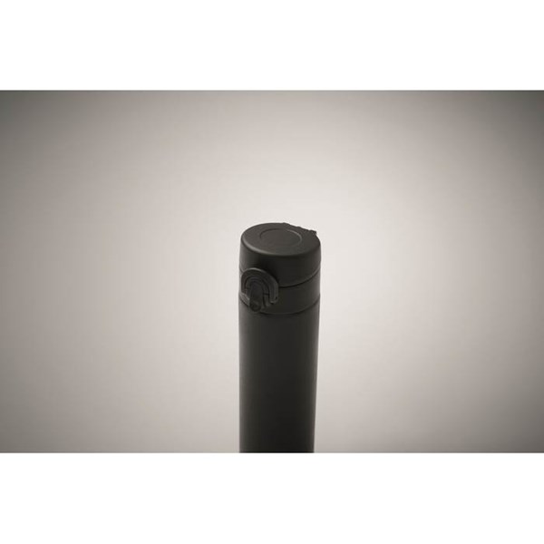 Obrázky: Dvoustěnná láhev 300 ml z reckl. oceli, černá, Obrázek 10