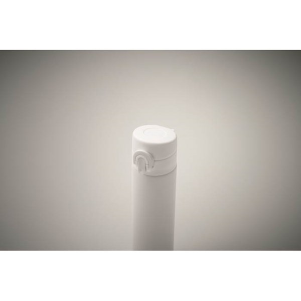 Obrázky: Dvoustěnná láhev 300 ml z reckl. oceli, bílá, Obrázek 10