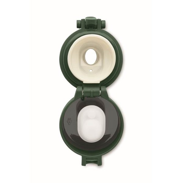 Obrázky: Dvoustěnná láhev 300 ml z reckl. oceli, zelená, Obrázek 9