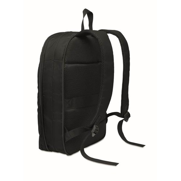 Obrázky: Rozšiřitelný batoh na 16'' notebook, RPET, černý, Obrázek 4