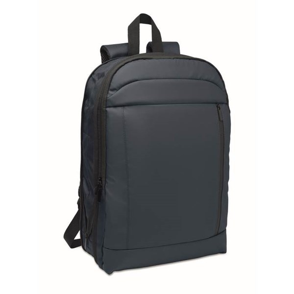 Obrázky: Rozšiřitelný batoh na 16'' notebook, RPET, modrý, Obrázek 2