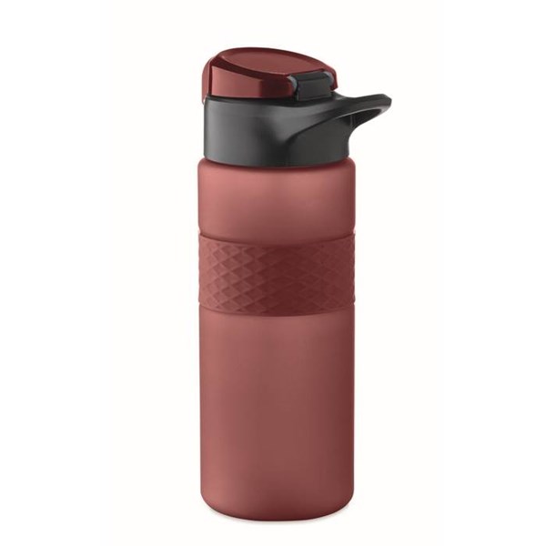 Obrázky: Láhev na pití z RPET 700 ml, vínová, Obrázek 3