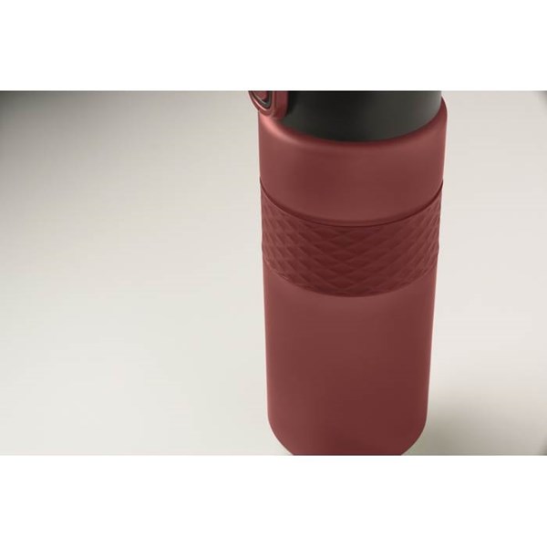 Obrázky: Láhev na pití z RPET 700 ml, vínová, Obrázek 6