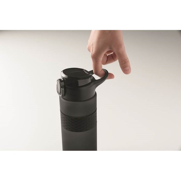 Obrázky: Láhev na pití z RPET 700 ml, černá, Obrázek 7