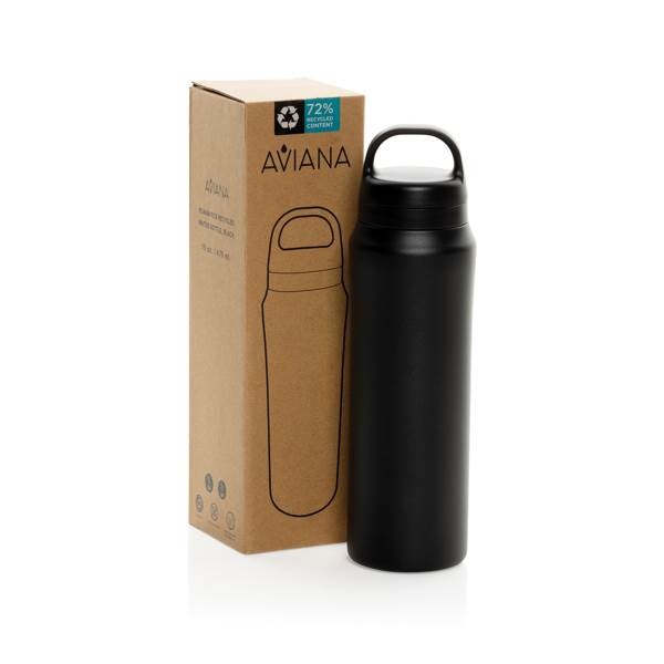 Obrázky: Láhev na vodu Aviana Rowan 470 ml z RCS, černá, Obrázek 5