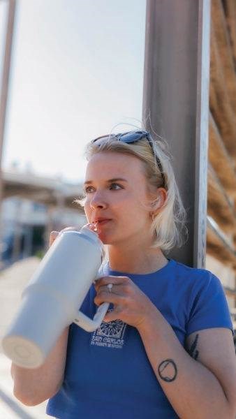 Obrázky: Termohrnek 1200ml, RCS recykl. nerez, bílá, Obrázek 8