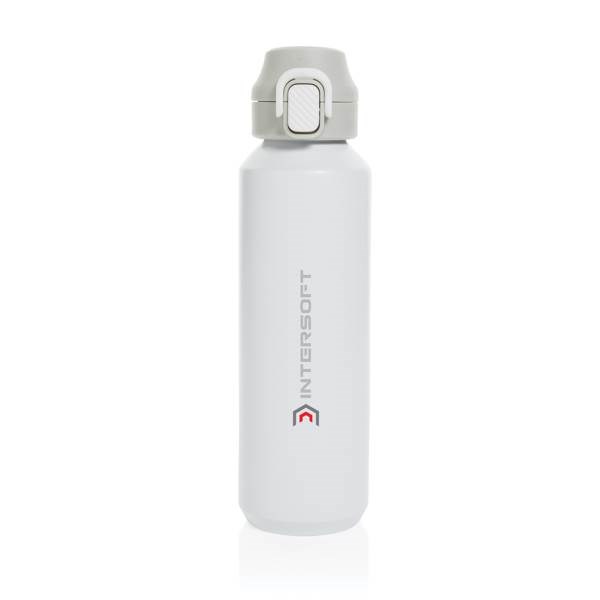 Obrázky: Uzamykatelná nerez sportovní láhev 600ml, bílá, Obrázek 6