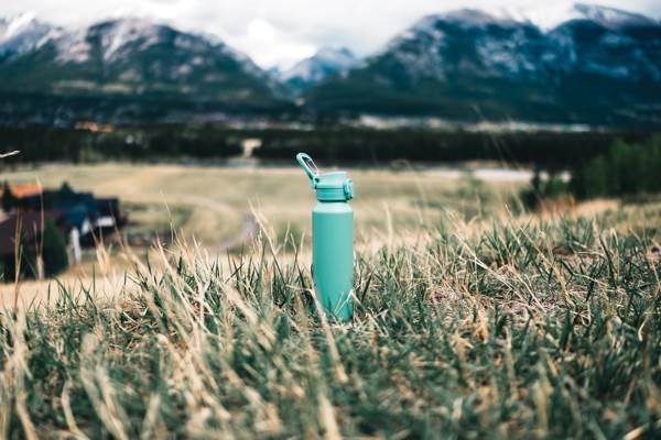 Obrázky: Uzamykatelná nerez sportovní láhev 600ml, zelená, Obrázek 9