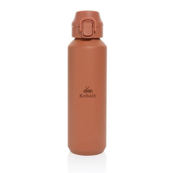 Obrázky: Uzamykatelná nerez sportovní láhev 600ml, oranžová, Obrázek 6