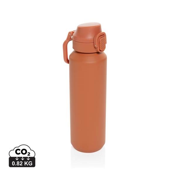 Obrázky: Uzamykatelná nerez sportovní láhev 600ml, oranžová, Obrázek 9