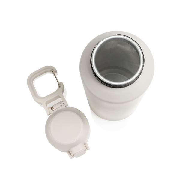 Obrázky: Uzamykatelná nerez sportovní láhev 600ml, béžová, Obrázek 5