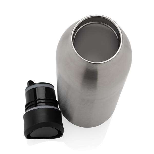 Obrázky: Stříbrná láhev na vodu 600ml z recykl. nerez oceli, Obrázek 5