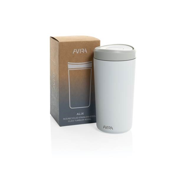 Obrázky: Bílý termohrnek 400ml RCS recykl. nerezové oceli, Obrázek 13