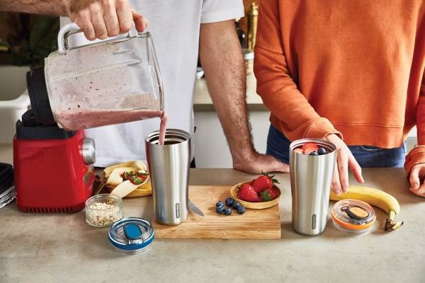 Obrázky: Nerezový termo hrnek 600ml Black+Blum, oranžová, Obrázek 14