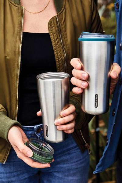 Obrázky: Nerezový termo hrnek 600ml Black+Blum, olivová, Obrázek 11