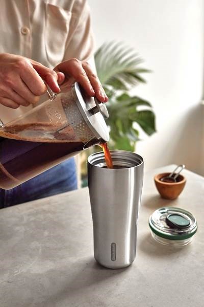 Obrázky: Nerezový termo hrnek 600ml Black+Blum, olivová, Obrázek 12