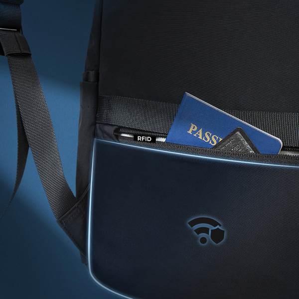 Obrázky: Černý batoh Soft Tote s dvojitým zipem, Obrázek 26