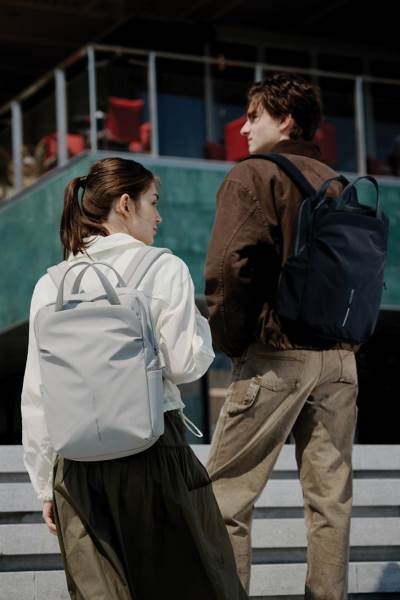 Obrázky: Šedý batoh Soft Tote s dvojitým zipem, Obrázek 12