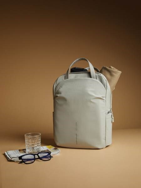 Obrázky: Šedý batoh Soft Tote s dvojitým zipem, Obrázek 17