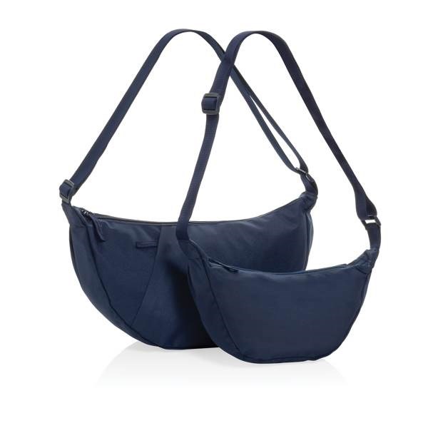 Obrázky: Crossbody XL půlměsíc z RPET AWARE , nám. modrá, Obrázek 8