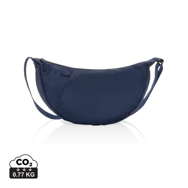 Obrázky: Crossbody XL půlměsíc z RPET AWARE , nám. modrá, Obrázek 10