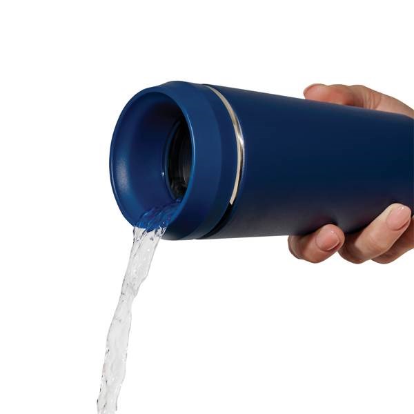 Obrázky: Modrý termohrnek Topl To Go 354 ml, RCS rec. ocel, Obrázek 3