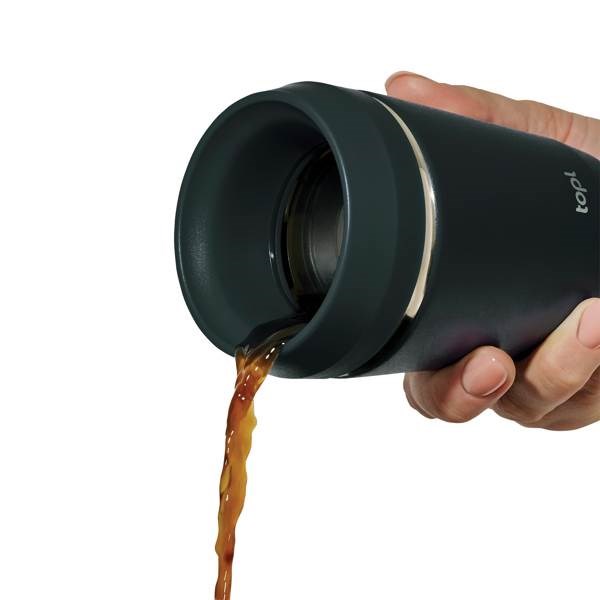 Obrázky: Šedý termohrnek Topl To Go 236 ml, RCS rec. ocel, Obrázek 3