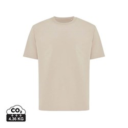 Obrázky: Unisex triko Nikko 220 z rec. ba, pískové XXXL