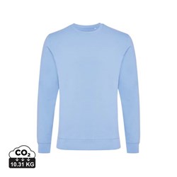 Obrázky: Unisex mikina Zion 340 z rec. bavlny, neb.modrá XXS