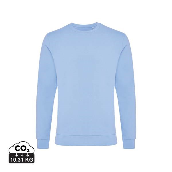 Obrázky: Unisex mikina Zion 340 z rec. bavlny, neb.modrá XXS