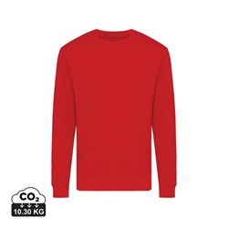Obrázky: Unisex mikina Zion 340 z rec. bavlny, červená XXS