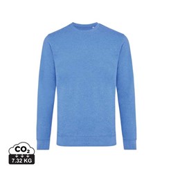 Obrázky: Unisex mikina Denali z recykl. bavlny, sv.modrá XXS