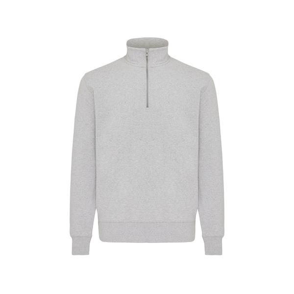 Obrázky: Svetr se čtvrt.zipem Elgon 300,rec.ba, sv.šedá XXXL