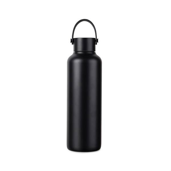 Obrázky: Termoska 600 ml z RCS recykl. oceli, černá