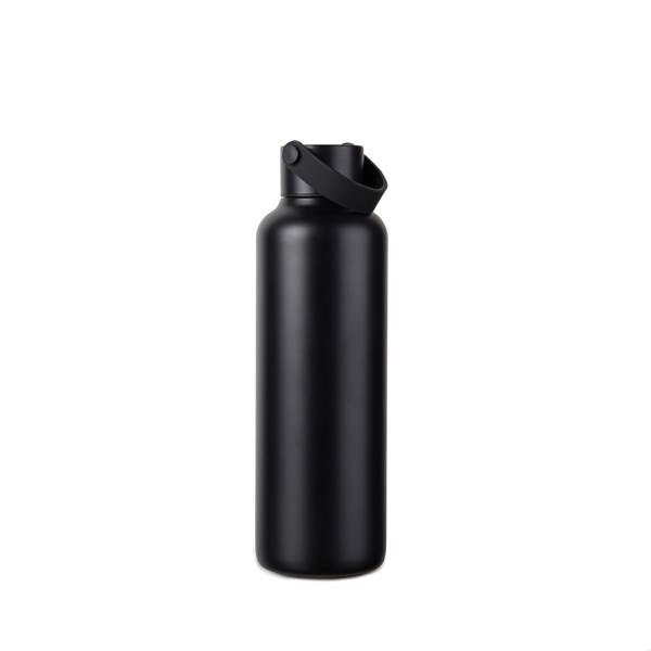 Obrázky: Termoska 600 ml z RCS recykl. oceli, černá, Obrázek 3