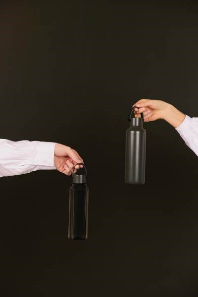 Obrázky: Termoska 600 ml z RCS recykl. oceli, zelená, Obrázek 8