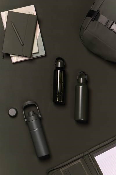 Obrázky: Termoska 600 ml z RCS recykl. oceli, zelená, Obrázek 9