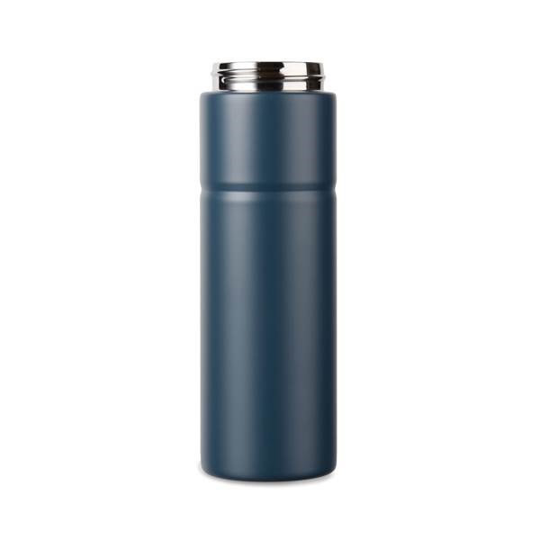 Obrázky: Termoska s držadlem 600 ml z recykl. oceli, modrá, Obrázek 6