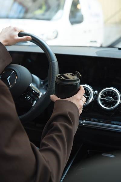 Obrázky: Termohrnek 350 ml recykl. nerez, černá, Obrázek 13