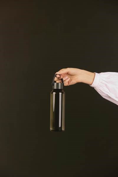 Obrázky: Transparentní zelená láhev na vodu z RPET 550 ml, Obrázek 5