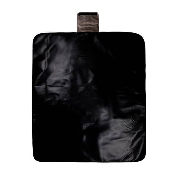 Obrázky: Černá pikniková deka s dlouhým popruhem, Obrázek 3