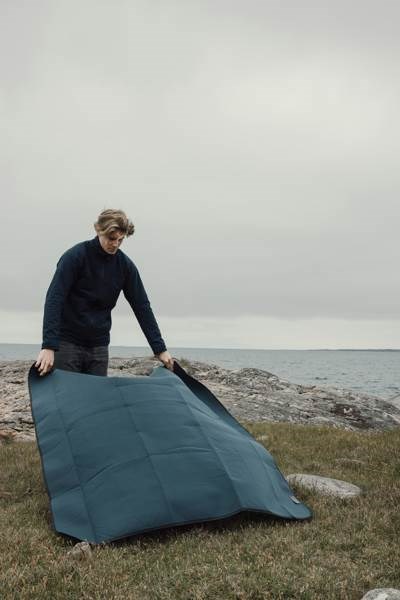 Obrázky: Nám. modrá pikniková deka s dlouhým popruhem, Obrázek 6